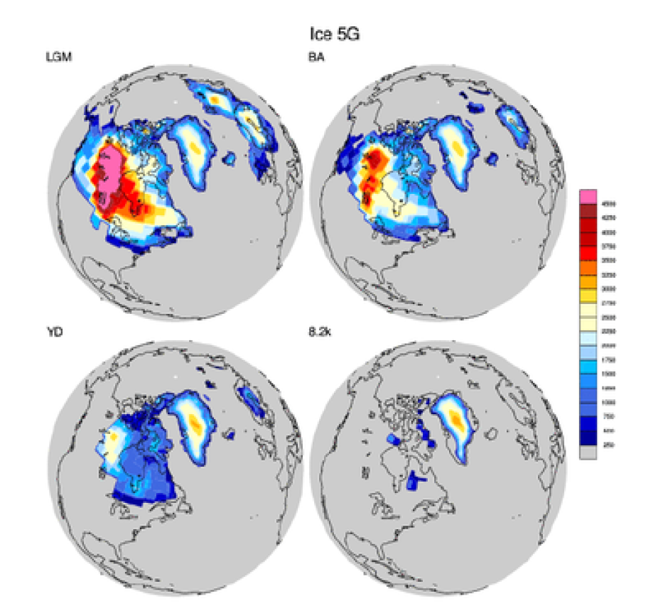 TraCE Ice sheets