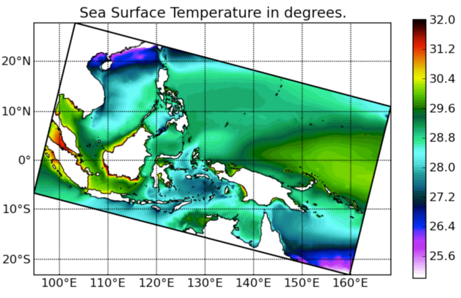 Sea surface temerature